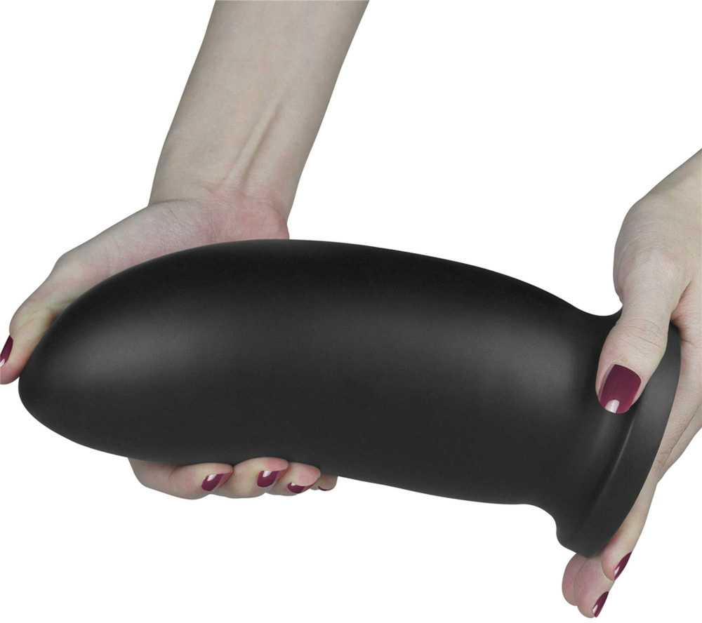 Lovetoy Lankstus storas analinis kištukas su siurbtuku 23 cm