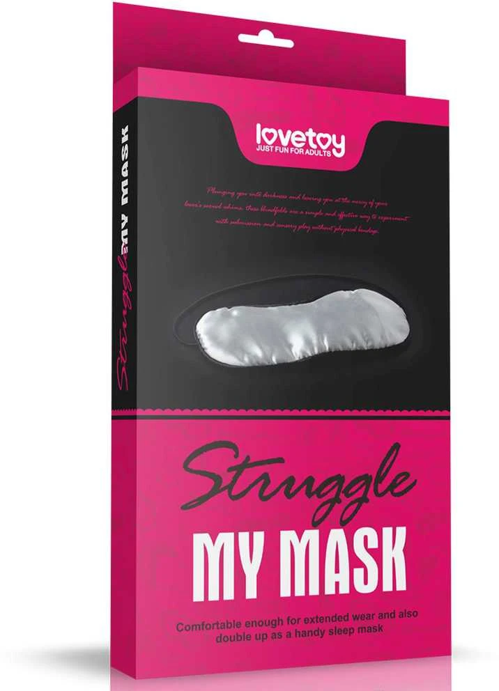 Erotinė akių kaukė Struggle My Mask pakuotėje