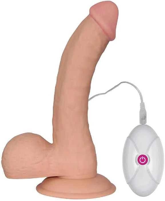 Lovetoy 8,8 colio „Ultra Soft Dude“ vibruojantis žaislas