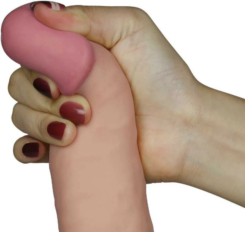 Lovetoy 8,8 colio „Ultra Soft Dude“ vibruojantis žaislas