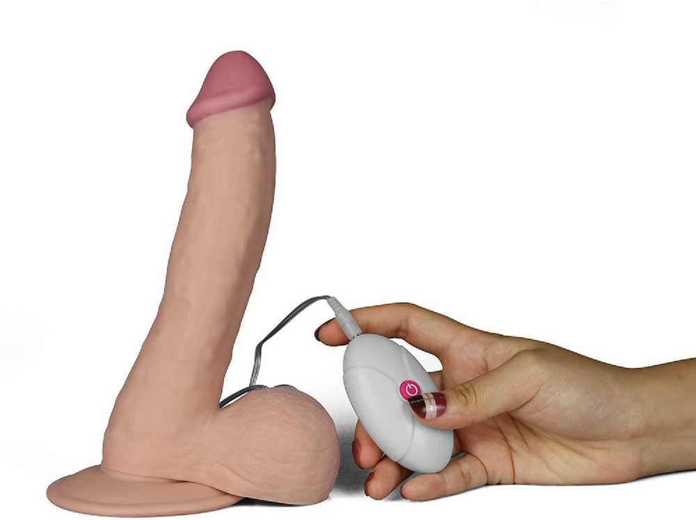 Lovetoy 8,8 colio „Ultra Soft Dude“ vibruojantis žaislas