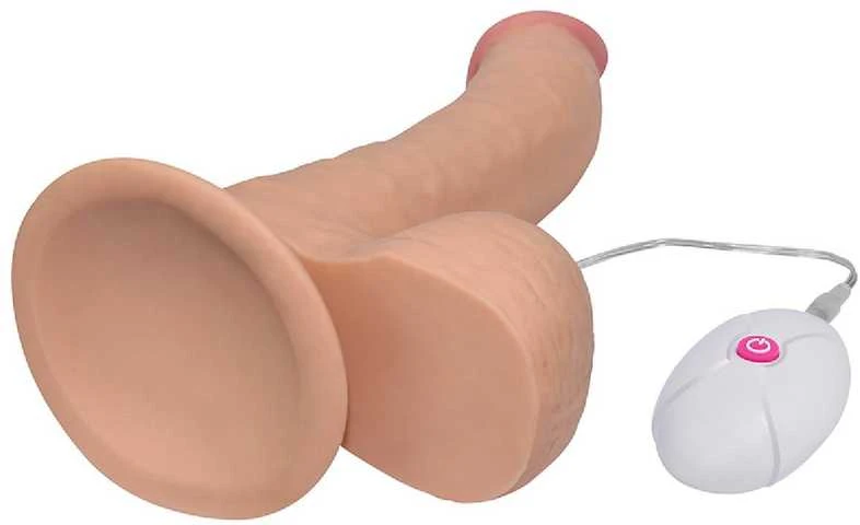 Lovetoy 8,8 colio „Ultra Soft Dude“ vibruojantis žaislas