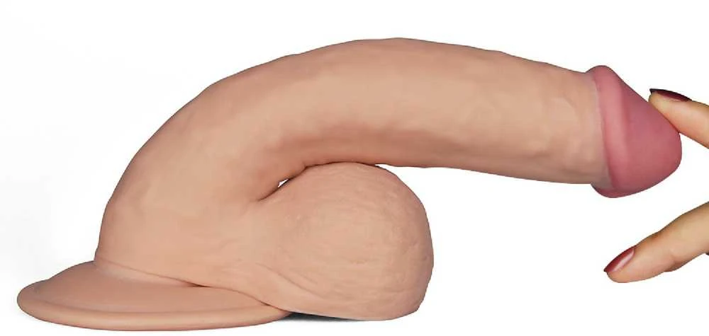 Lovetoy 8,8 colio „Ultra Soft Dude“ vibruojantis žaislas