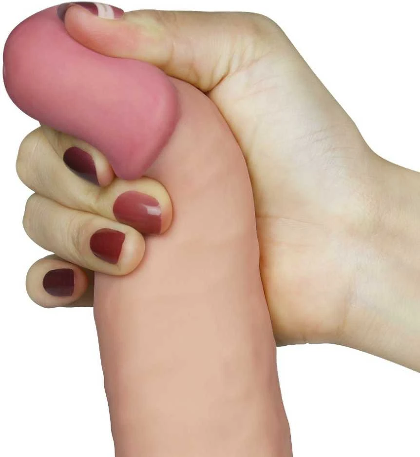 Lovetoy 8,8 colio „Ultra Soft Dude“ vibruojantis žaislas