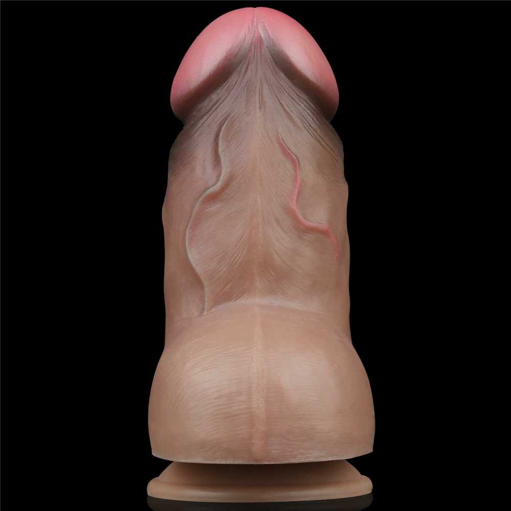 „Lovetoy“ storas, gyslotas dildo, realistiškas apimtis 21,5 cm