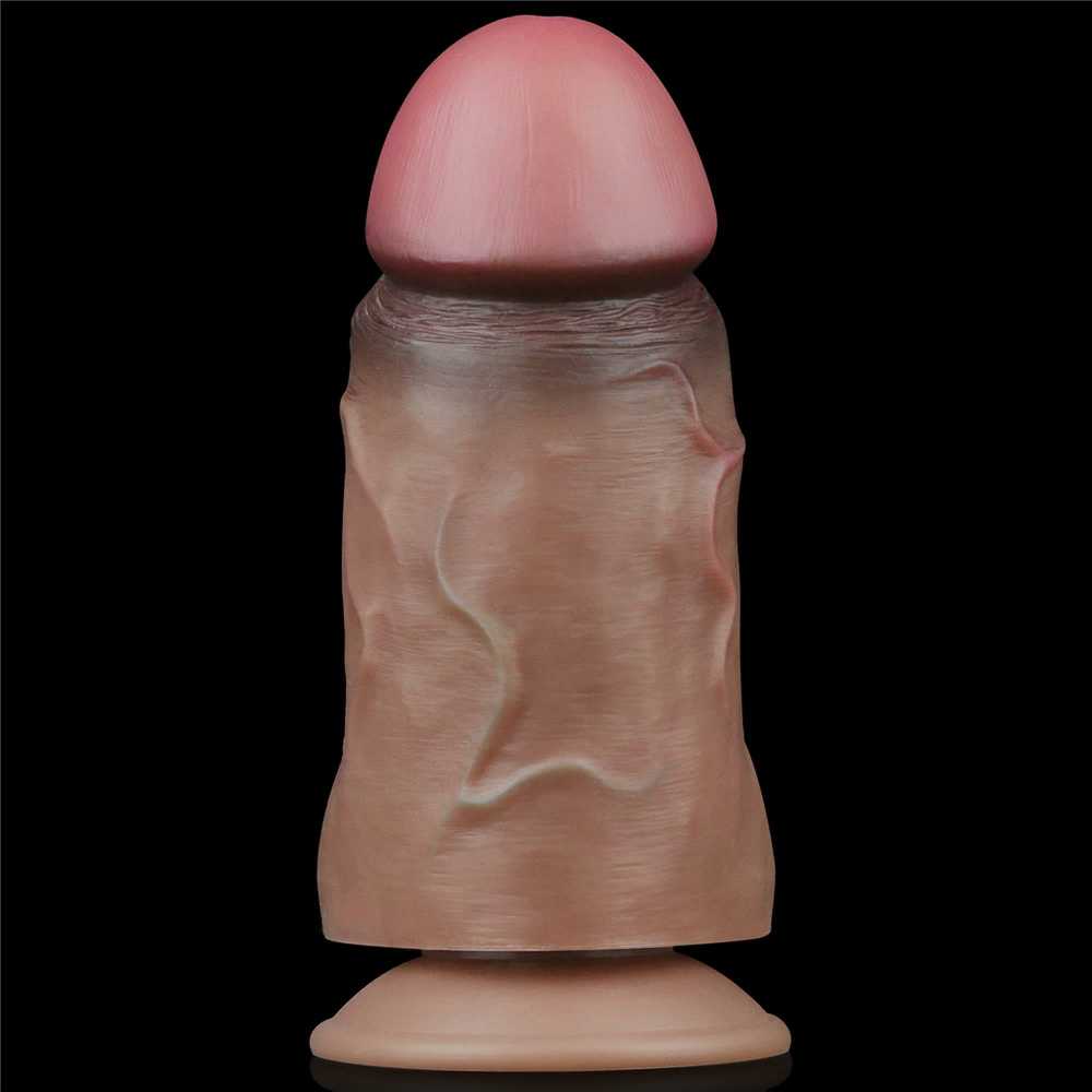 „Lovetoy“ storas, gyslotas dildo, realistiškas apimtis 21,5 cm
