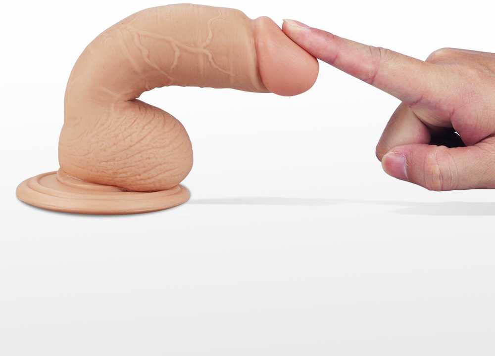 Lovetoy 7 colių ilgio itin stiprus vibruojantis dildo