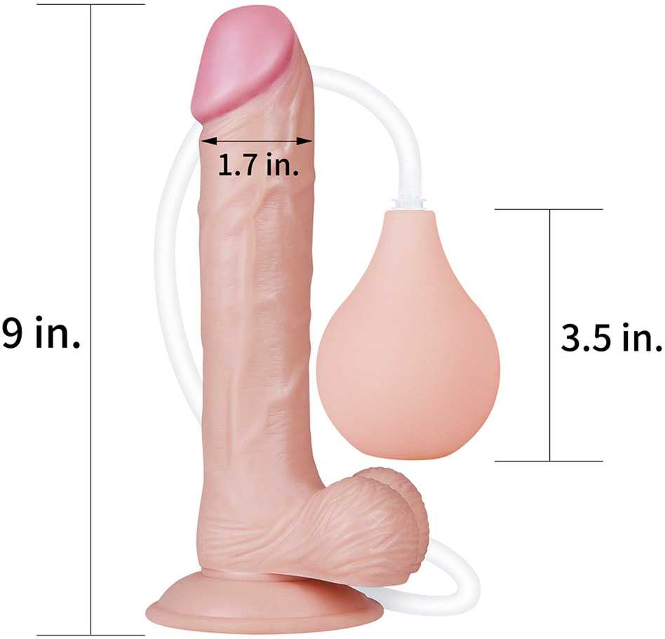 LoveToy 9'' Squirt Extreme Dildo