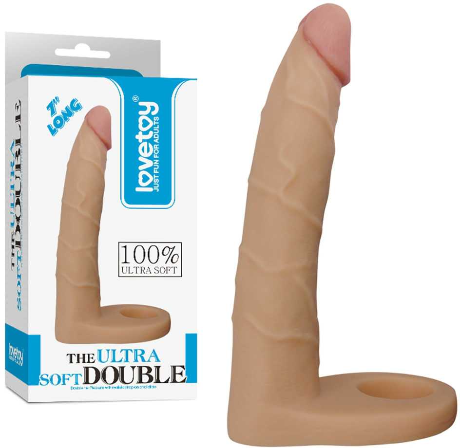 LoveToy 7 colių itin minkštas dvigubas