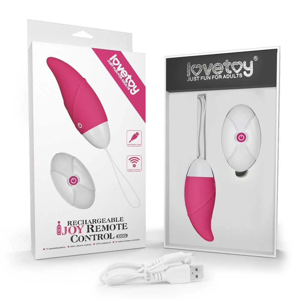 LOVETOY IJOY Wireless Remote Control Rechargeable Egg Rožinė