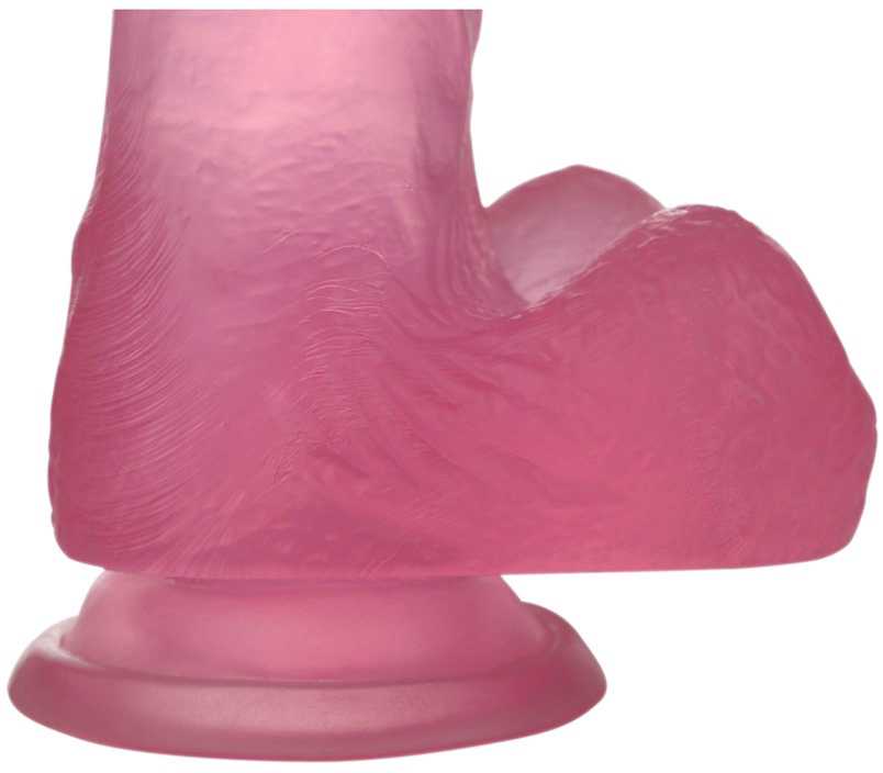 Lovetoy Rožinė 6" Jelly Studs Crystal Dildo Small Rožinė