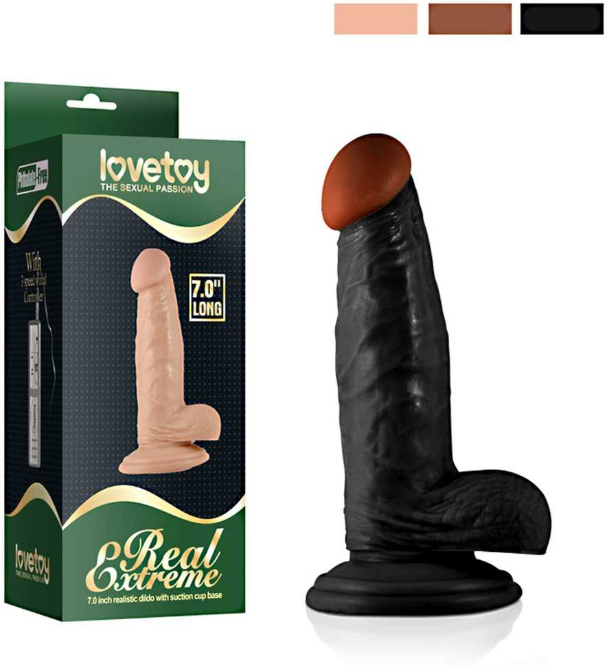 LOVETOY 7 colių tikrojo ekstremalaus dildo kūnas