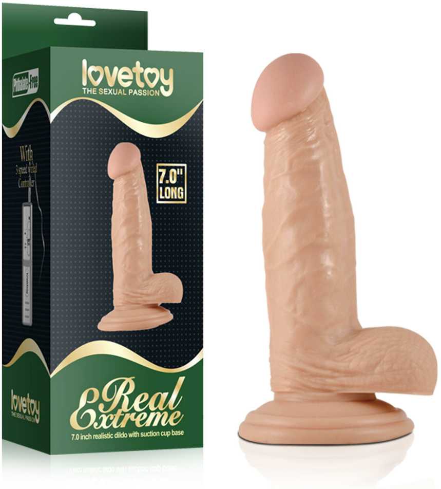 LOVETOY 7 colių tikrojo ekstremalaus dildo kūnas
