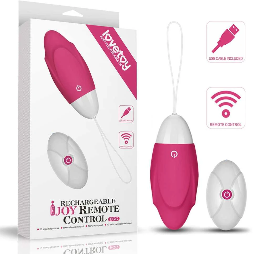 Lovetoy Silky vibruojantis kiaušinis stiprios vibracijos nuotolinio valdymo pultas