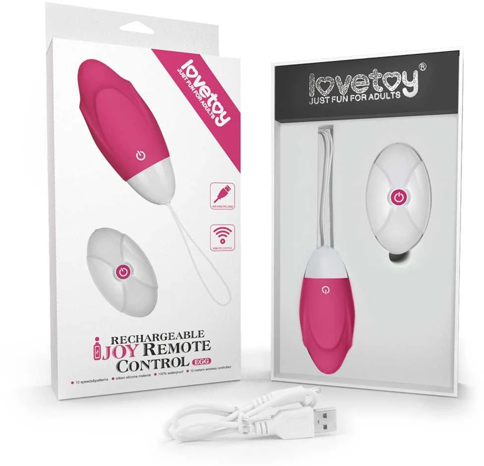 Lovetoy Silky vibruojantis kiaušinis stiprios vibracijos nuotolinio valdymo pultas