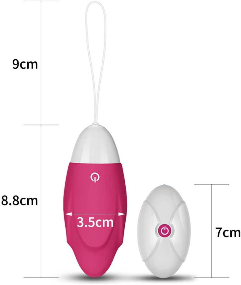 Lovetoy Silky vibruojantis kiaušinis stiprios vibracijos nuotolinio valdymo pultas