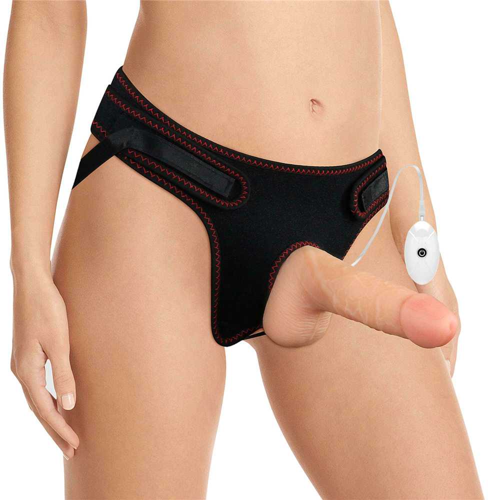 Lovetoy Vibruojantis „Easy Strapon“ rinkinys 7.0''