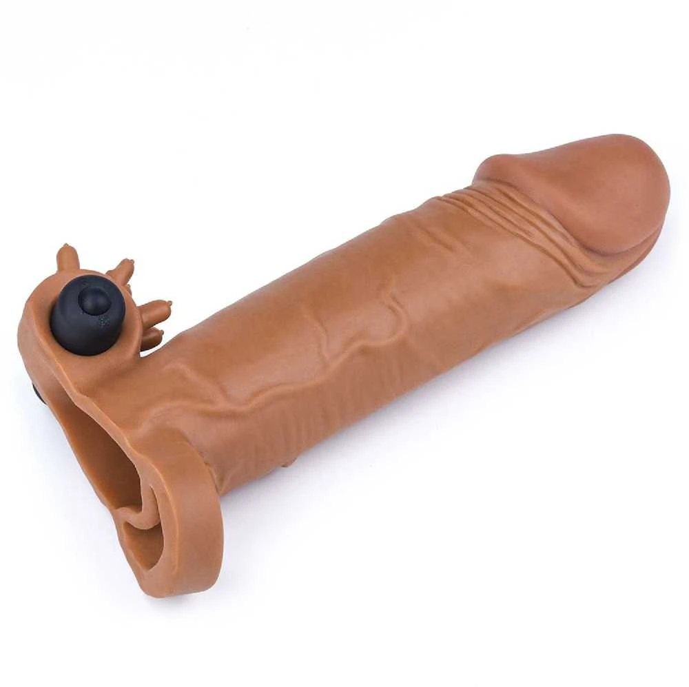 Lovetoy „Pleasure X Tender“ vibruojanti penio rankovė, ruda