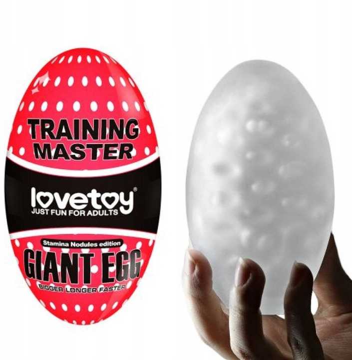 LOVETOY Giant Egg Masturbator Raudona