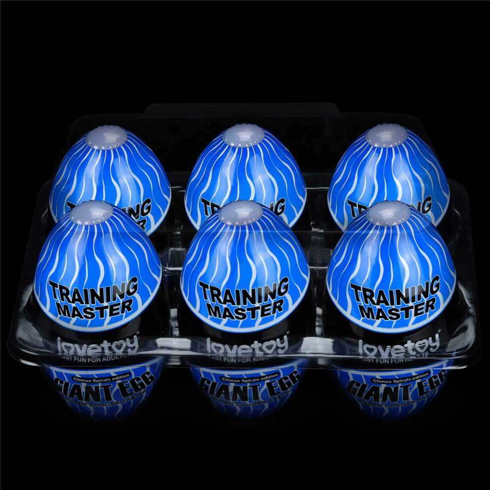 LOVETOY Giant Egg Masturbator Mėlyna