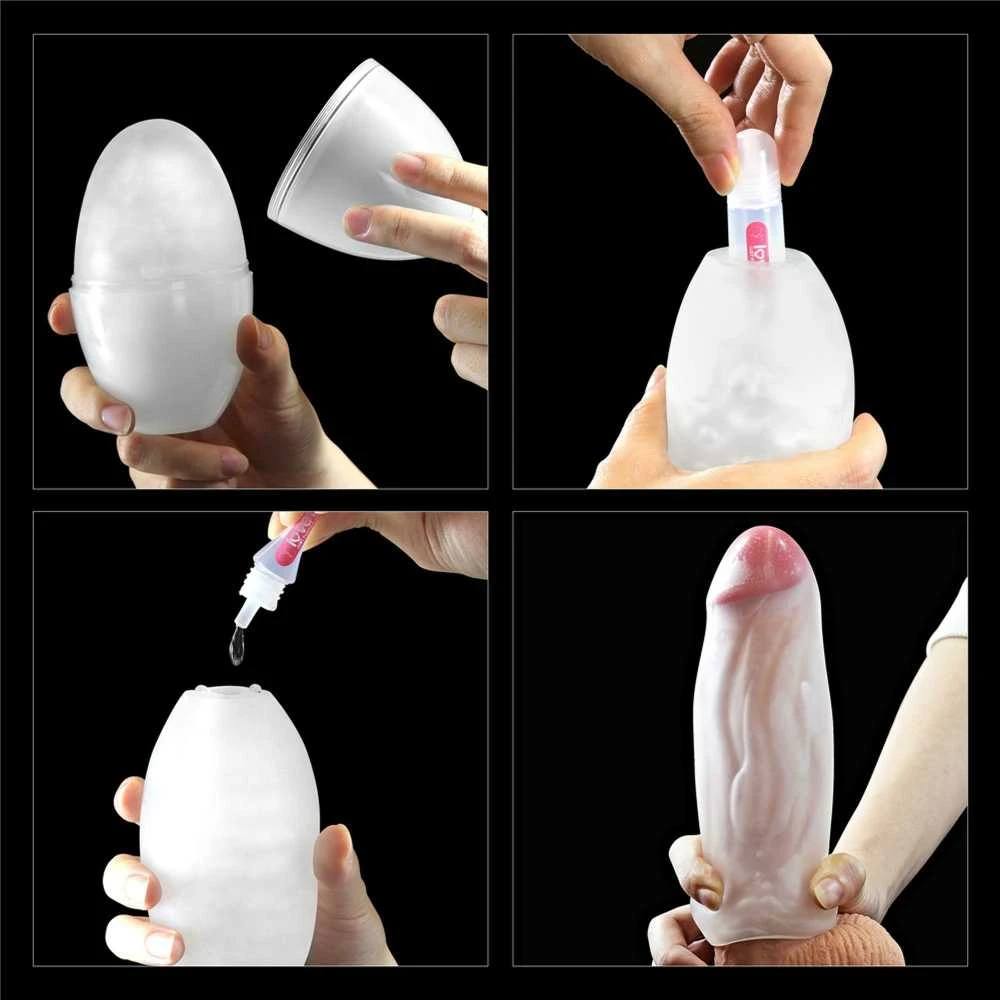 LOVETOY Giant Egg Masturbator Mėlyna