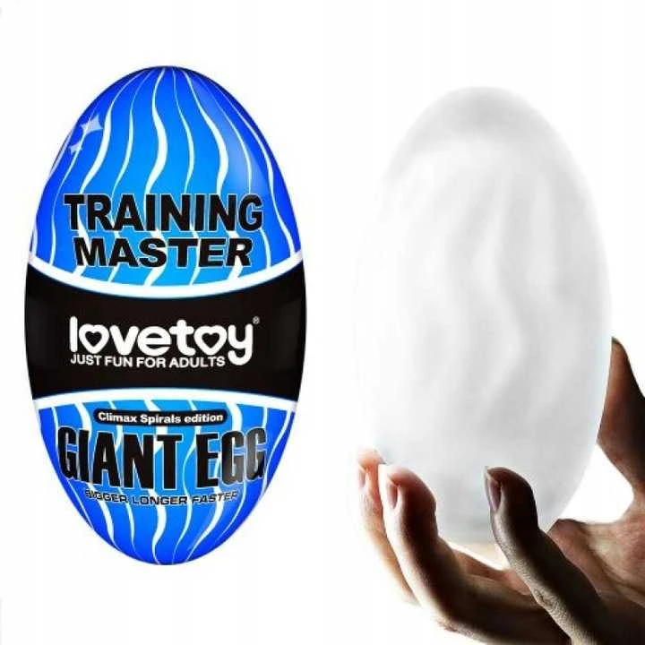 LOVETOY Giant Egg Masturbator Mėlyna