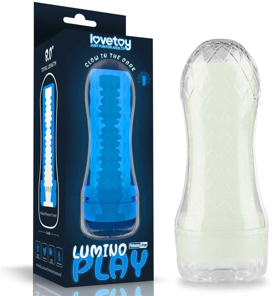 LOVETOY Lumino Play Masturbator Crystal Ribbed
