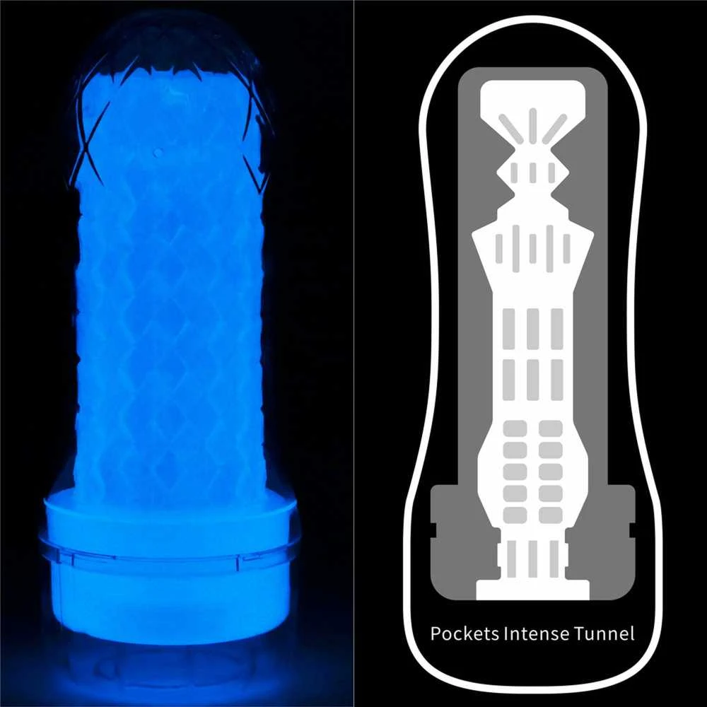 LOVETOY Lumino Play Masturbator Crystal Pocketed