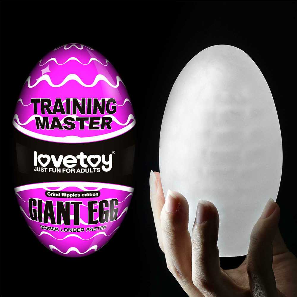 LOVETOY Giant Egg Masturbator Violetinė