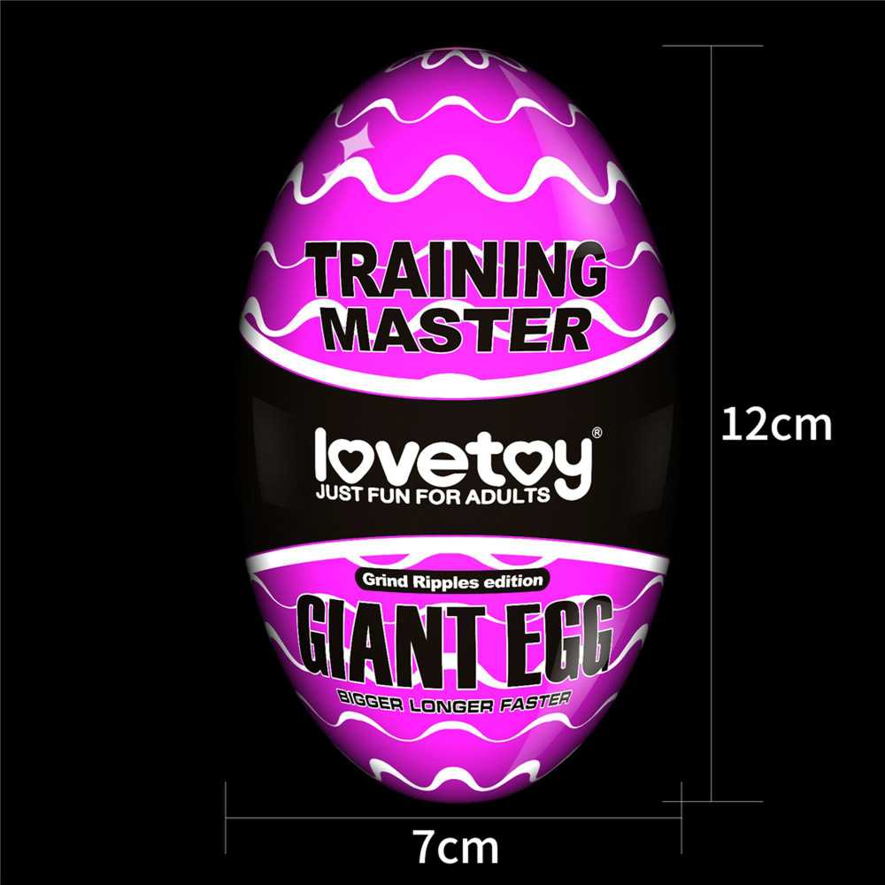 LOVETOY Giant Egg Masturbator Violetinė