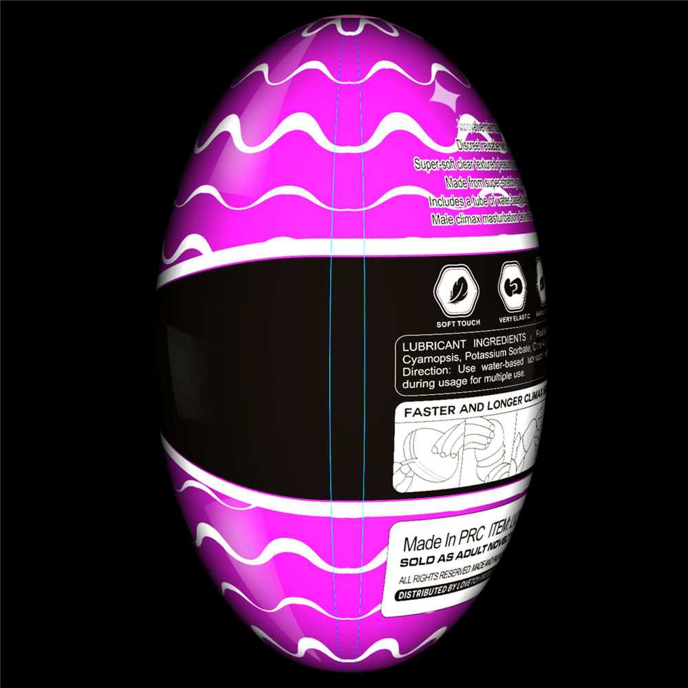 LOVETOY Giant Egg Masturbator Violetinė