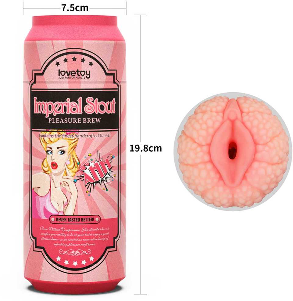 LOVETOY Pleasure Brew Masturbator-Imperial Stout