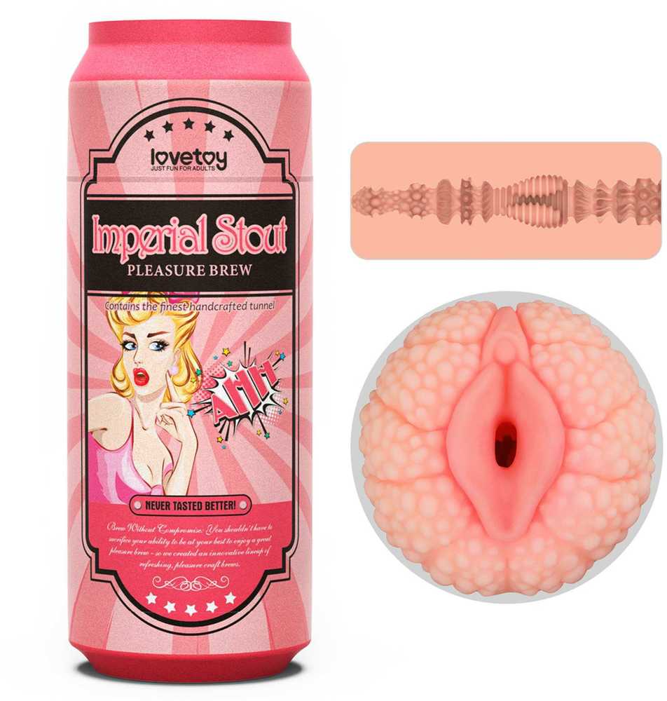 LOVETOY Pleasure Brew Masturbator-Imperial Stout