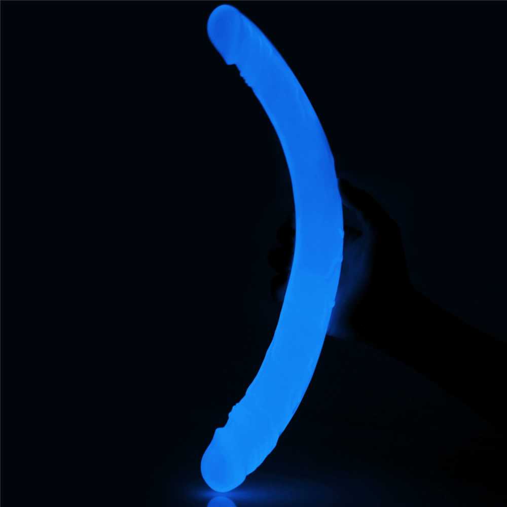 LOVETOY Lumino Play 14,5 colio dvigubas dildo