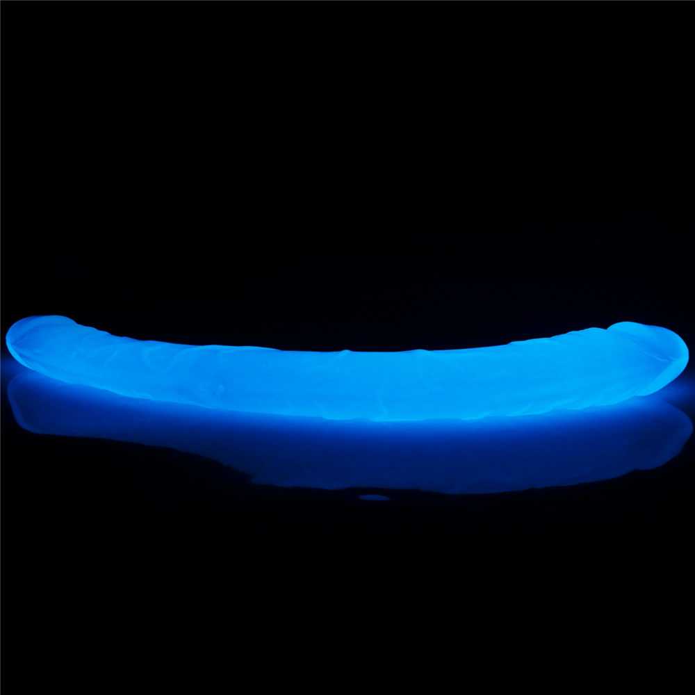 LOVETOY Lumino Play 14,5 colio dvigubas dildo