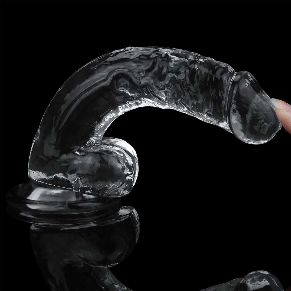 LoveToy Skaidrus dildo 7,5''