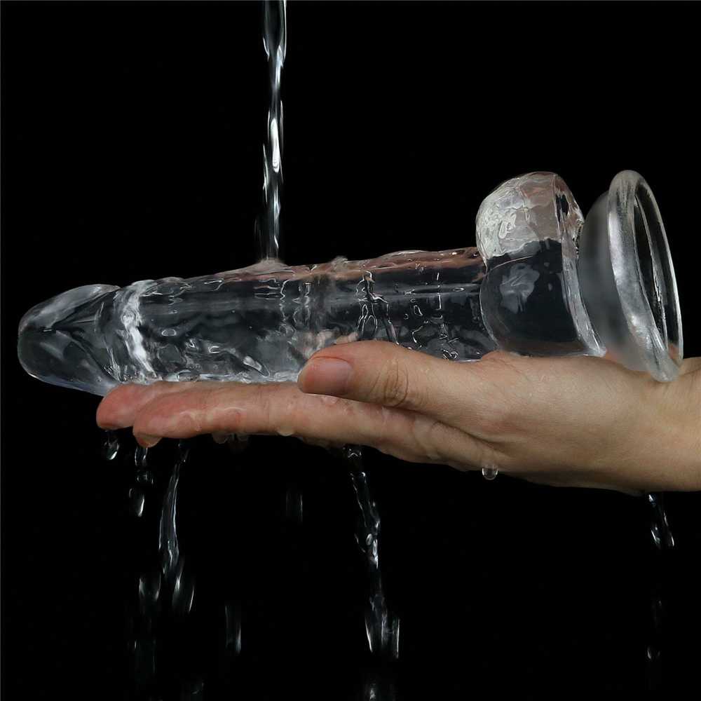 LoveToy Skaidrus dildo 7,5''