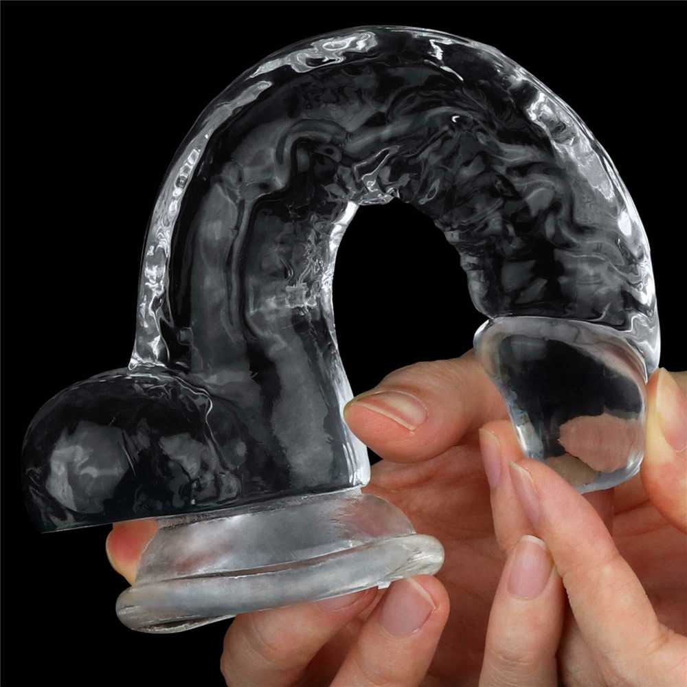 LoveToy Skaidrus dildo 7,5''