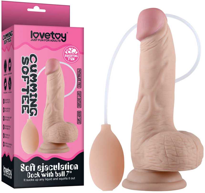LoveToy 8"" minkštas varpas su rutuliais