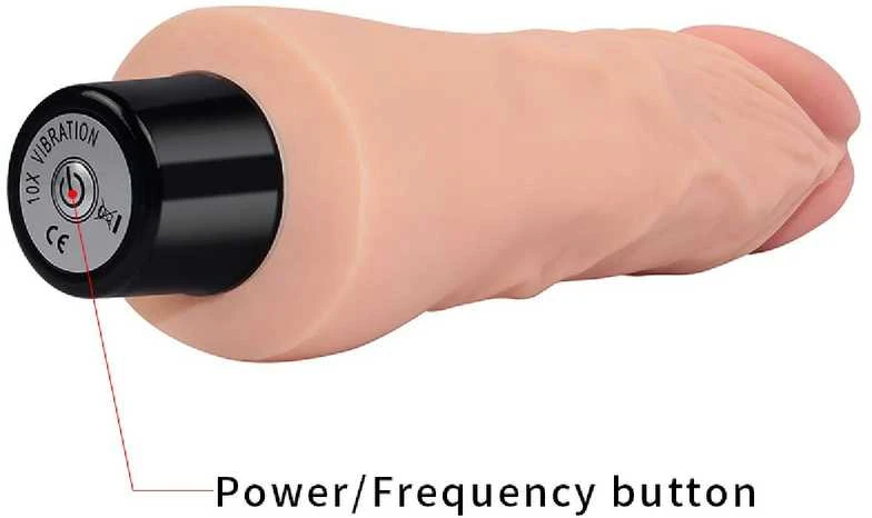 LOVETOY Reel Softee Vibrator Flesh 7"