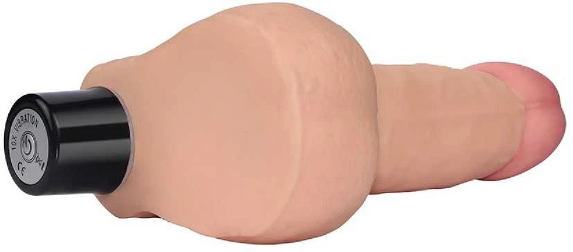 LOVETOY Reel Softee Vibratorius su kamuoliukais Flesh 8,0"