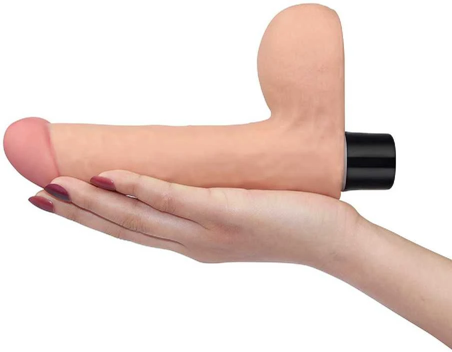 LOVETOY Reel Softee Vibratorius su kamuoliukais Flesh 8,0"
