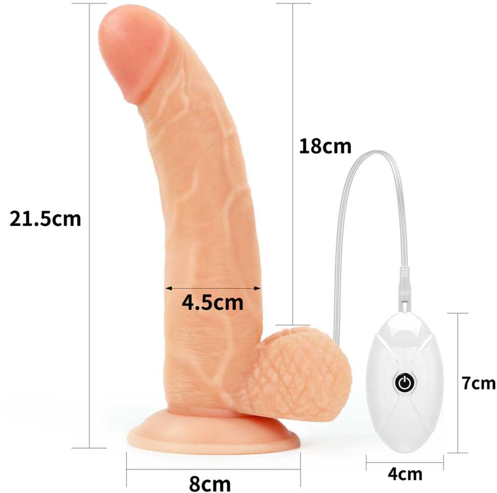 LOVETOY Easy Strapon Set 8,5'' su vibracija