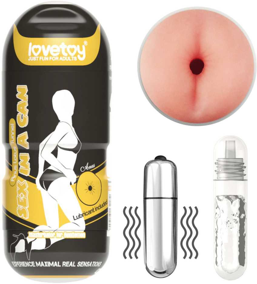LOVETOY Seksas skardinėje Masturbator Flesh