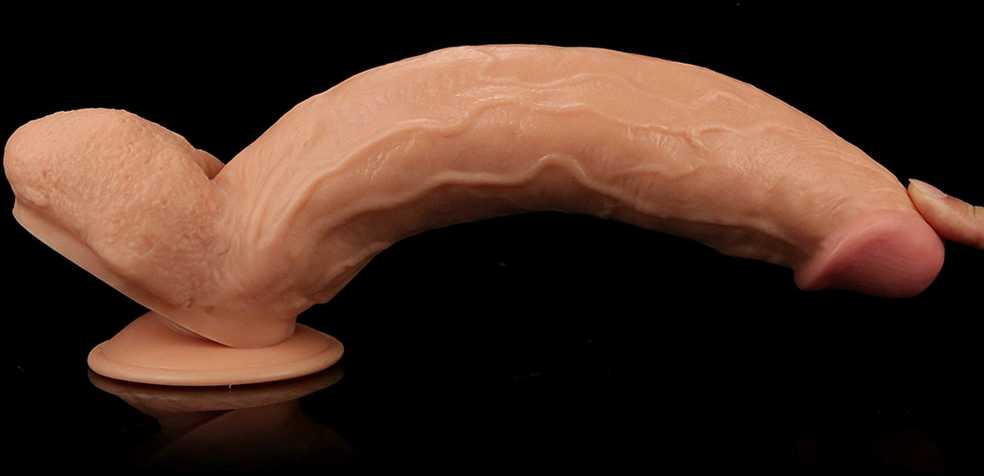 LoveToy 11" Legendinis karališko dydžio realistinis dildo