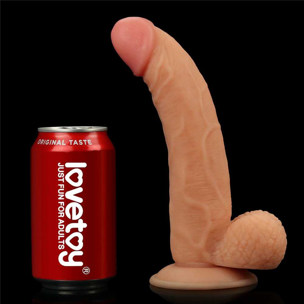Lovetoy Strap-on lankstus dildo tikroviškas penis 21 cm