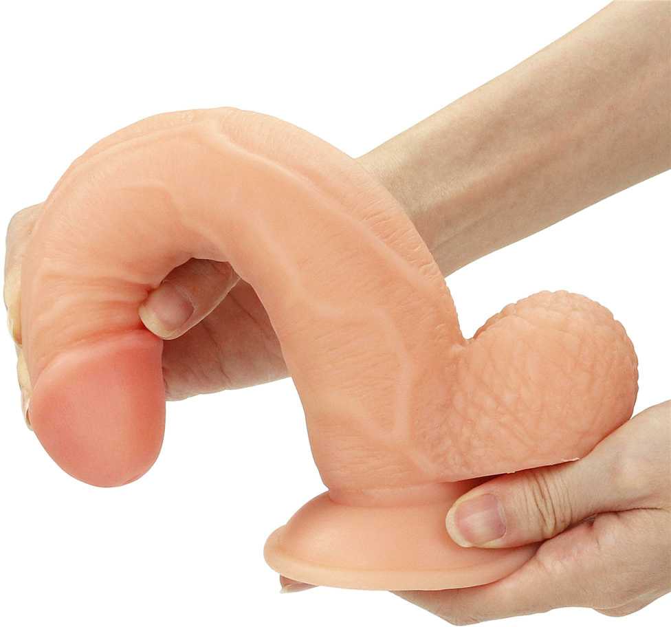Lovetoy Strap-on lankstus dildo tikroviškas penis 21 cm
