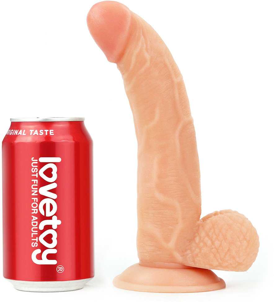 Lovetoy Strap-on lankstus dildo tikroviškas penis 21 cm