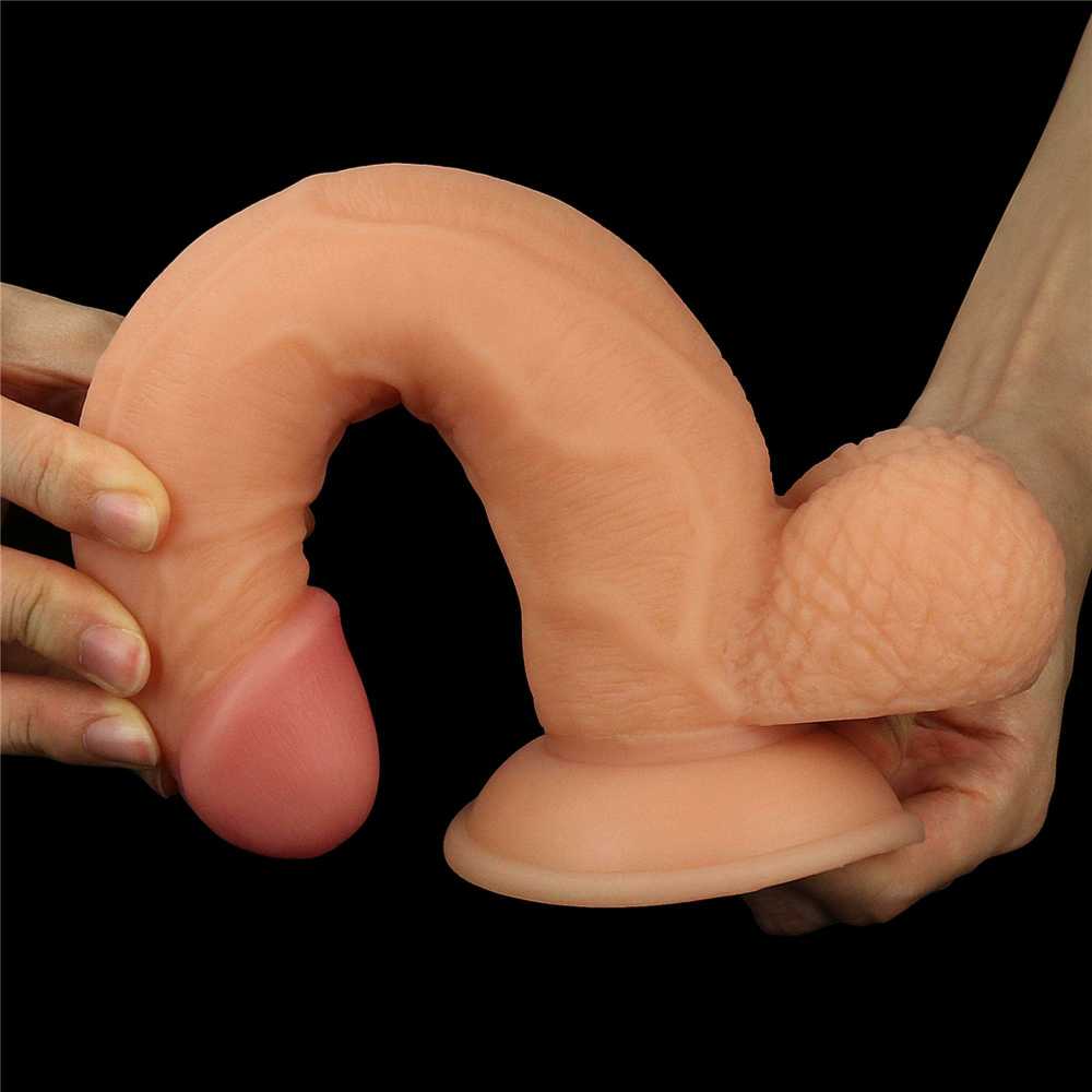 Lovetoy Strap-on lankstus dildo tikroviškas penis 21 cm