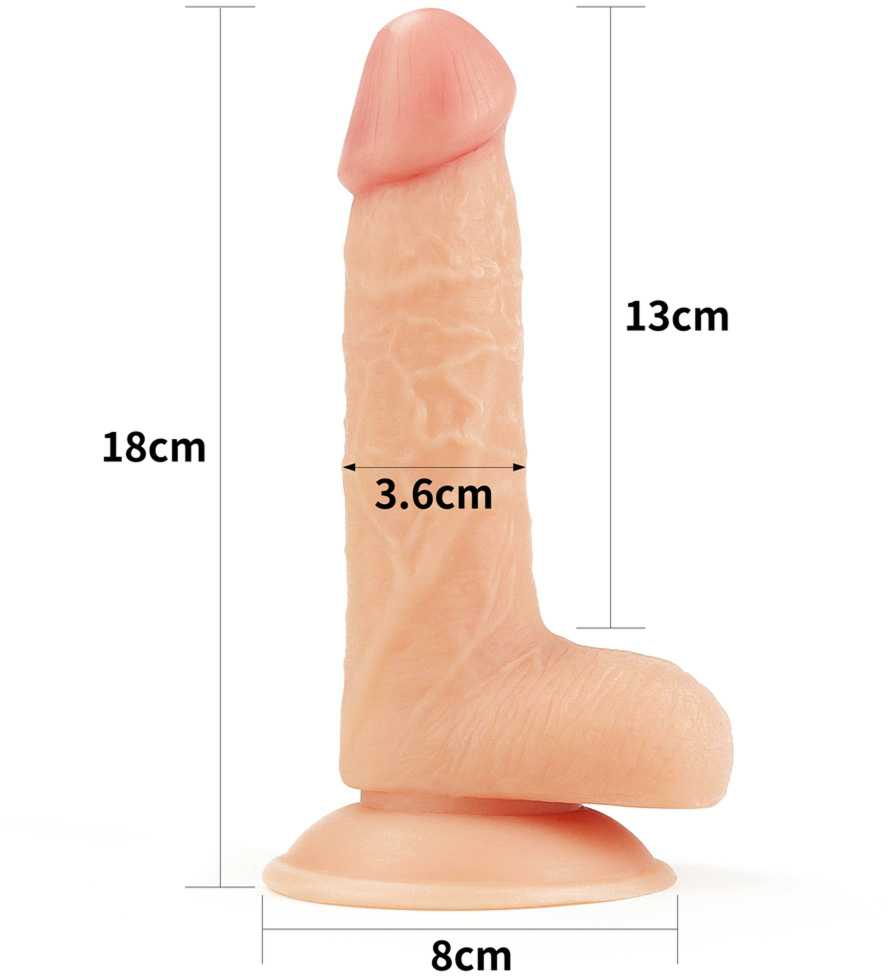 Lovetoy dirželis su dildo tikroviška išvaizda